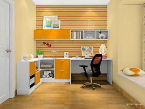 書(shū)房裝修效果圖 浪漫主義家具書(shū)房效果圖c17006 尚品宅配