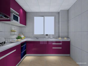 廚房裝修效果圖 新實用主義廚房效果圖f8226 尚品宅配