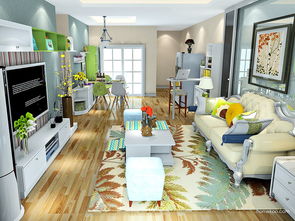 客廳裝修效果圖 韓式田園家具客廳效果圖d24049 尚品宅配