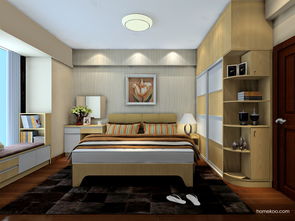 臥房裝修效果圖 北美楓情家具臥房效果圖a21241 尚品宅配