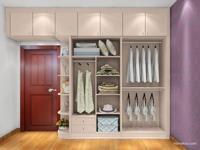 北歐陽光風格臥房裝修效果圖賞析——尚品宅配A17837系列